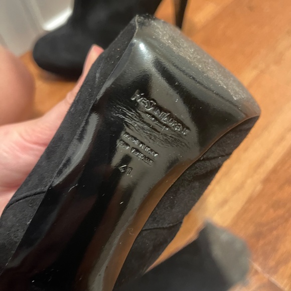 black YSL Yves Saint Laurent booties - Picture 5 of 5